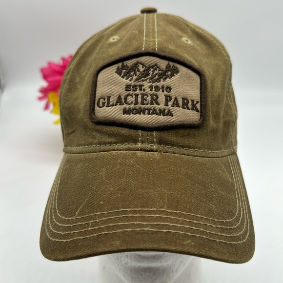 National Park Accessories - Glacier National Park NWT Brown Baseball Hat Adjustable